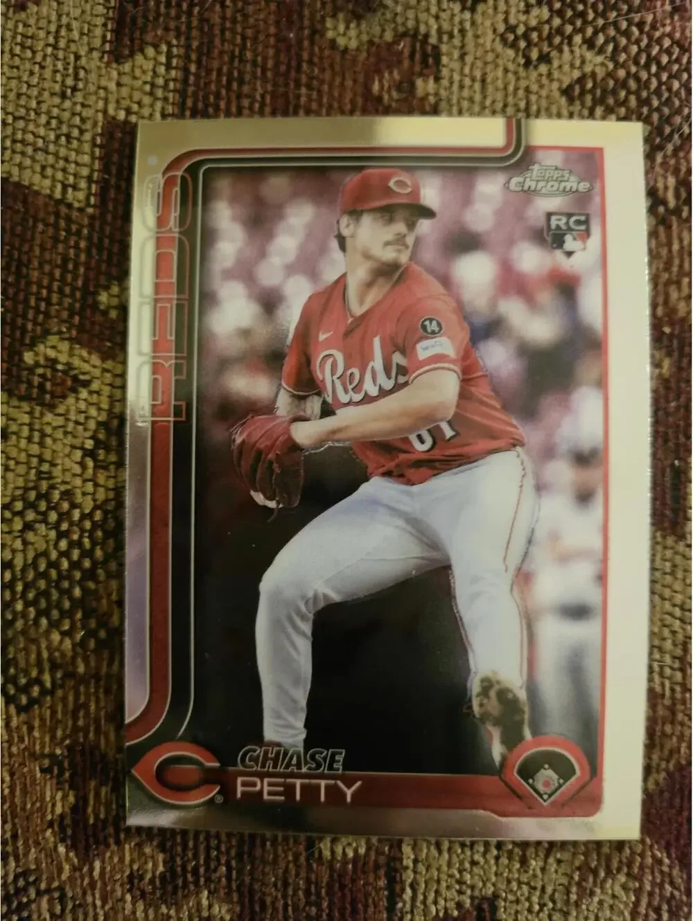2025 Topps Chrome Update - Chase Petty - RC  #USC97 - Reds - RAW Mint